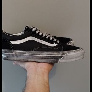 Vans Black and White Men's Sneakers